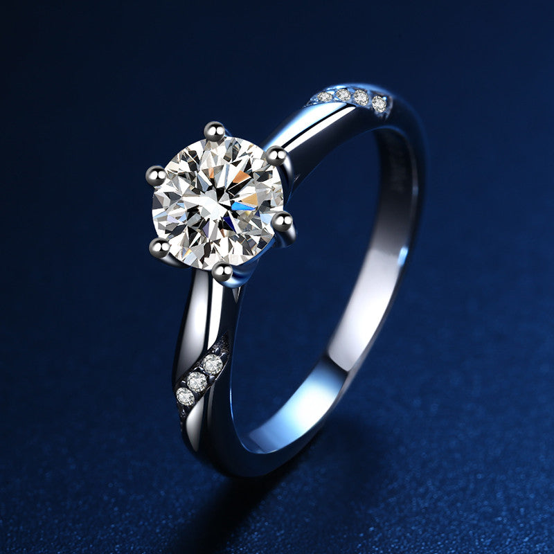 Morganite diamond ring