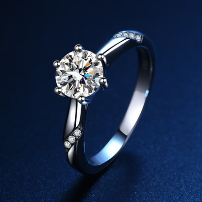 Morganite diamond ring