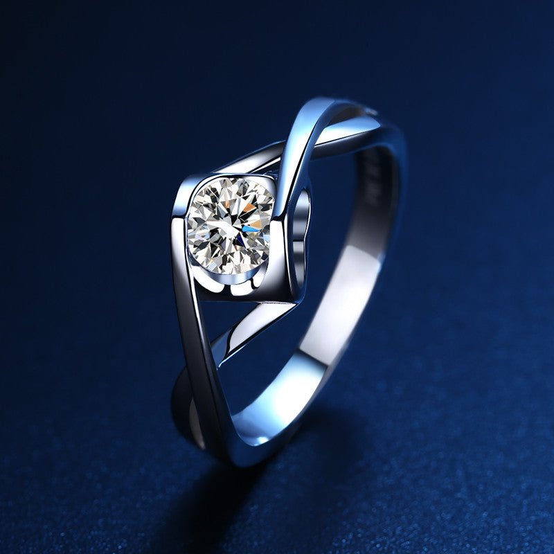 Morganite diamond ring