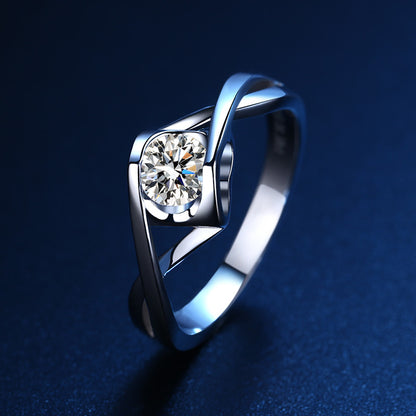 Morganite diamond ring