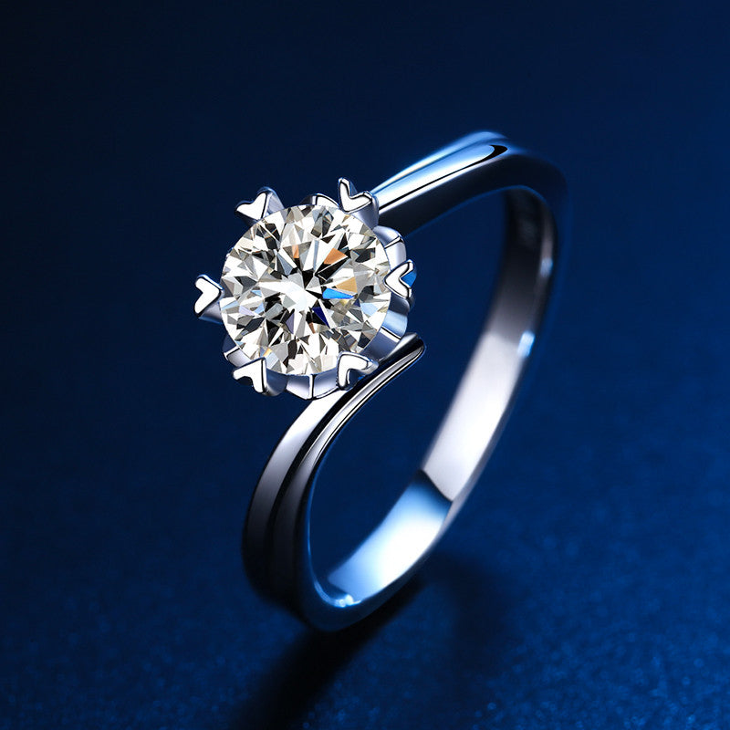 Morganite diamond ring