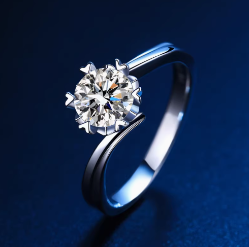 Morganite diamond ring