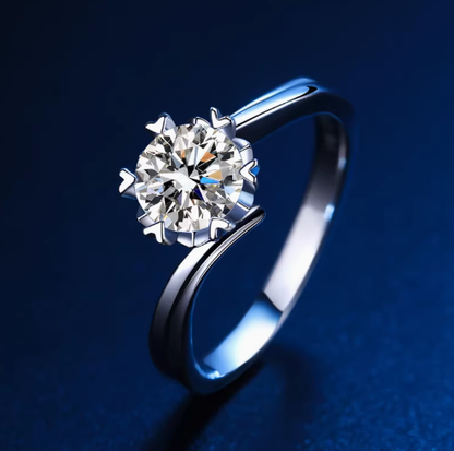 Morganite diamond ring