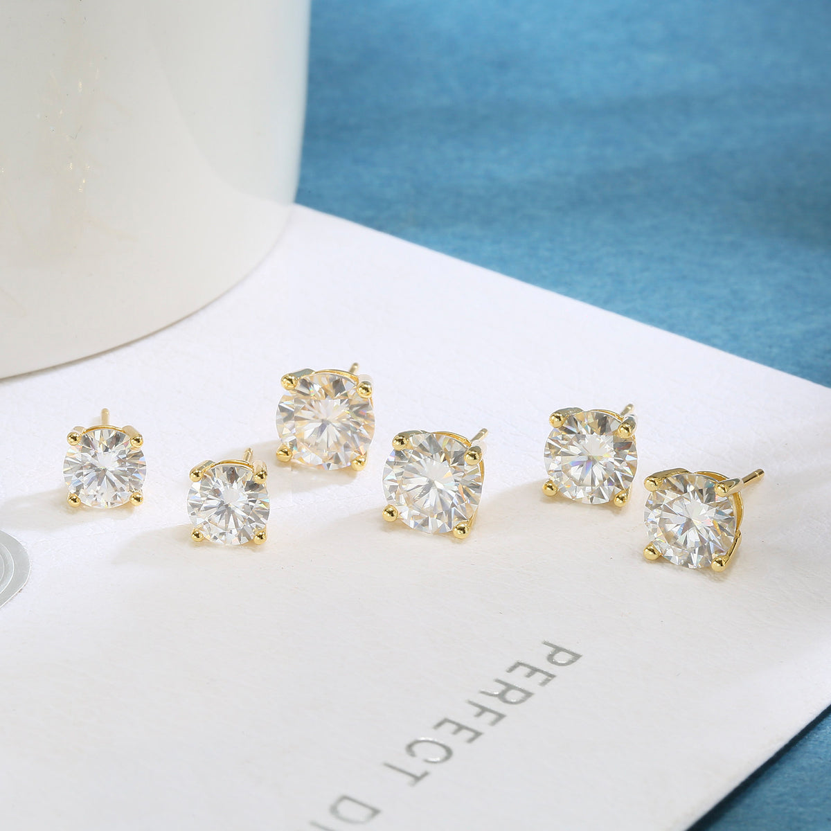 Morganite earrings