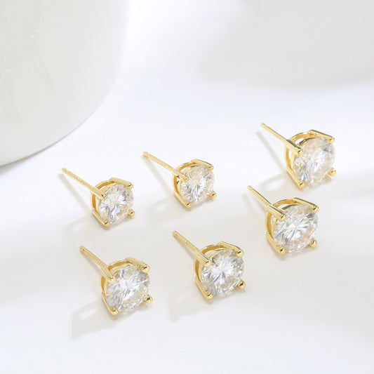 Morganite earrings