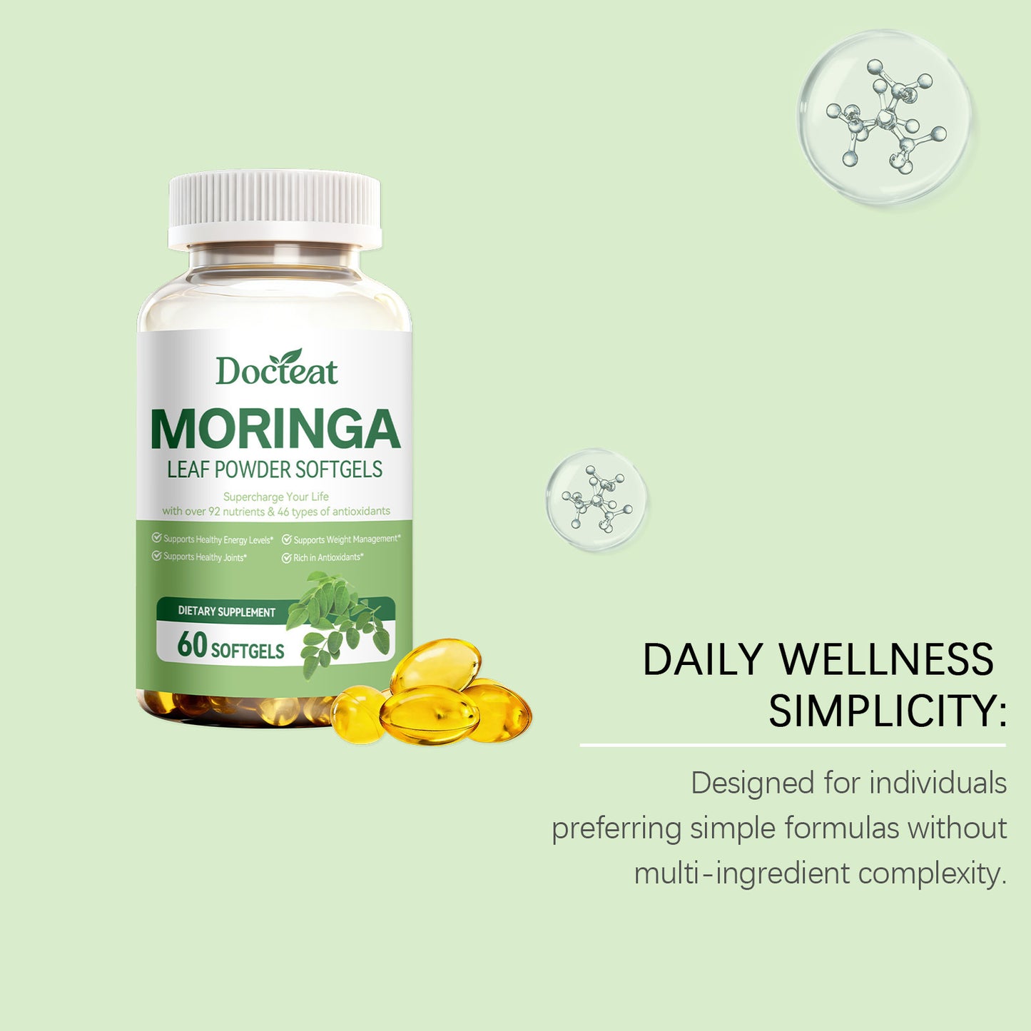 Moringa Intestinal Support Capsules