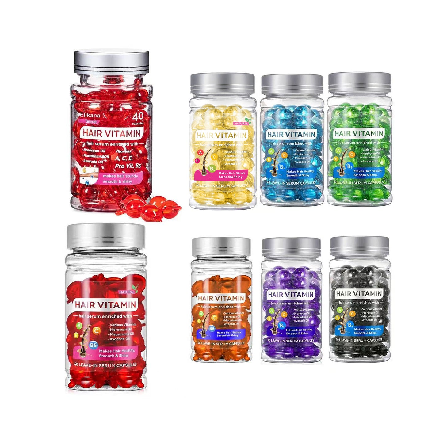 Moroccan Nut Oil Hair Care Essential Oil Capsules