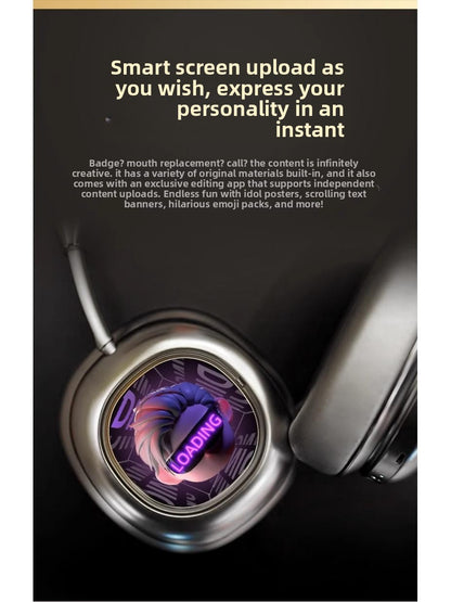 Morror Art VWS X1 Smart Display Bluetooth Headphones