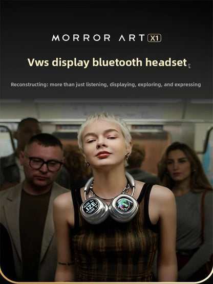 Morror Art VWS X1 Smart Display Bluetooth Headphones