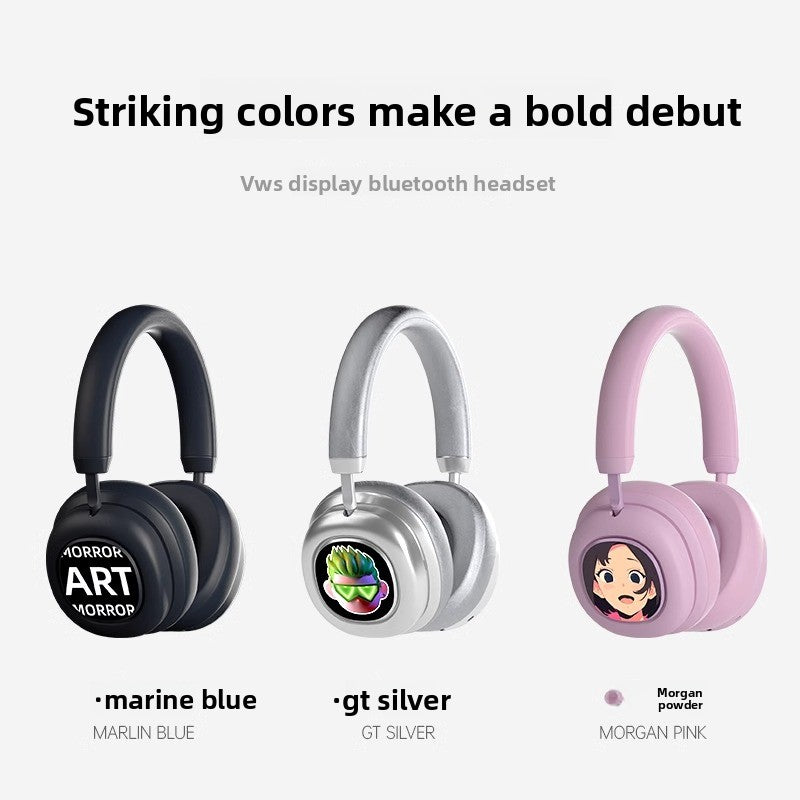Morror Art VWS X1 Smart Display Bluetooth Headphones