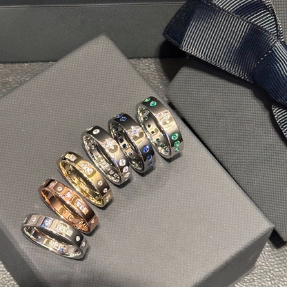 Morse Code Ring Geometric Electroplated Copper Jewelry