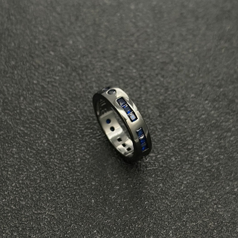 Morse Code Ring Geometric Electroplated Copper Jewelry