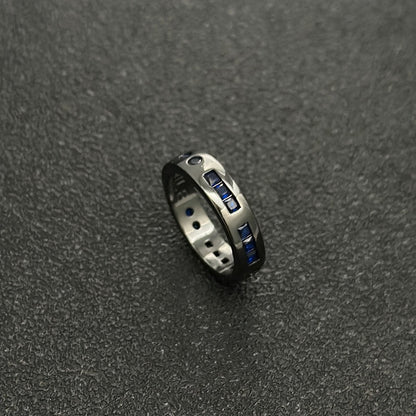 Morse Code Ring Geometric Electroplated Copper Jewelry