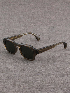 Frosted Gray Green Frame Gray Lens