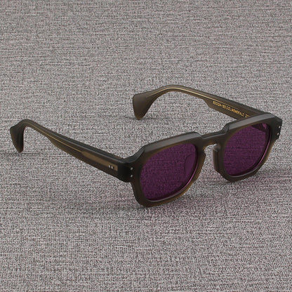 Moscot Lemtosh Polarized Sunglasses with Thick Frame