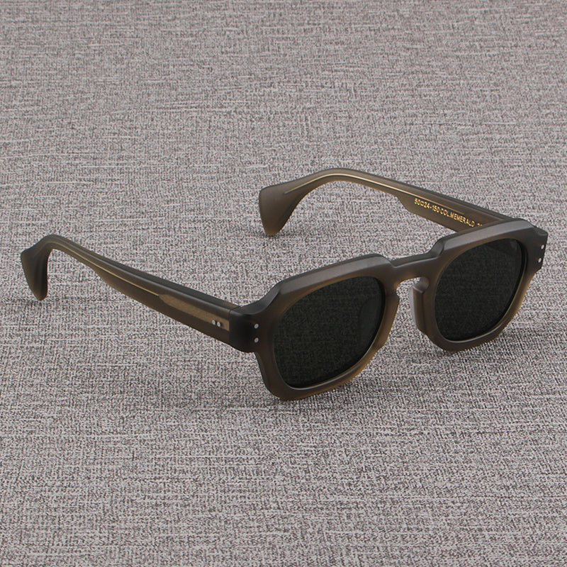 Moscot Lemtosh Polarized Sunglasses with Thick Frame