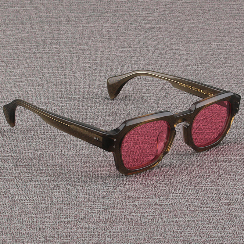 Moscot Lemtosh Polarized Sunglasses with Thick Frame