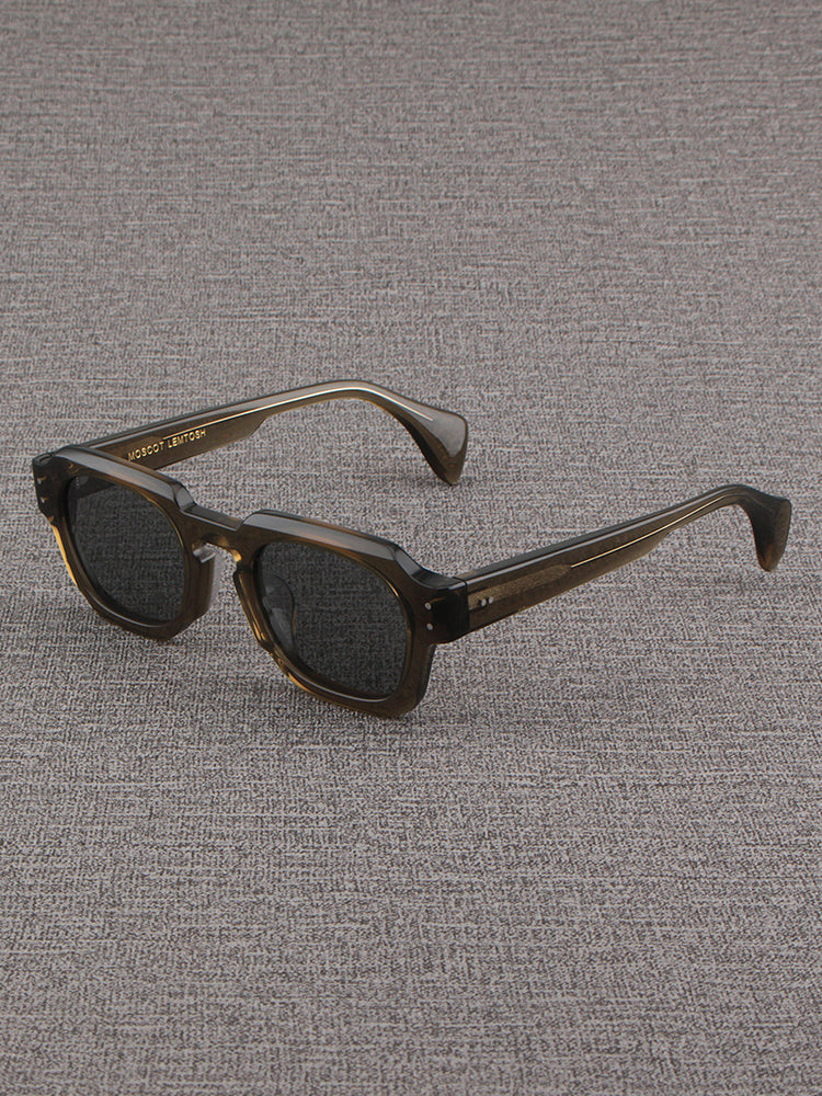Moscot Lemtosh Polarized Sunglasses with Thick Frame
