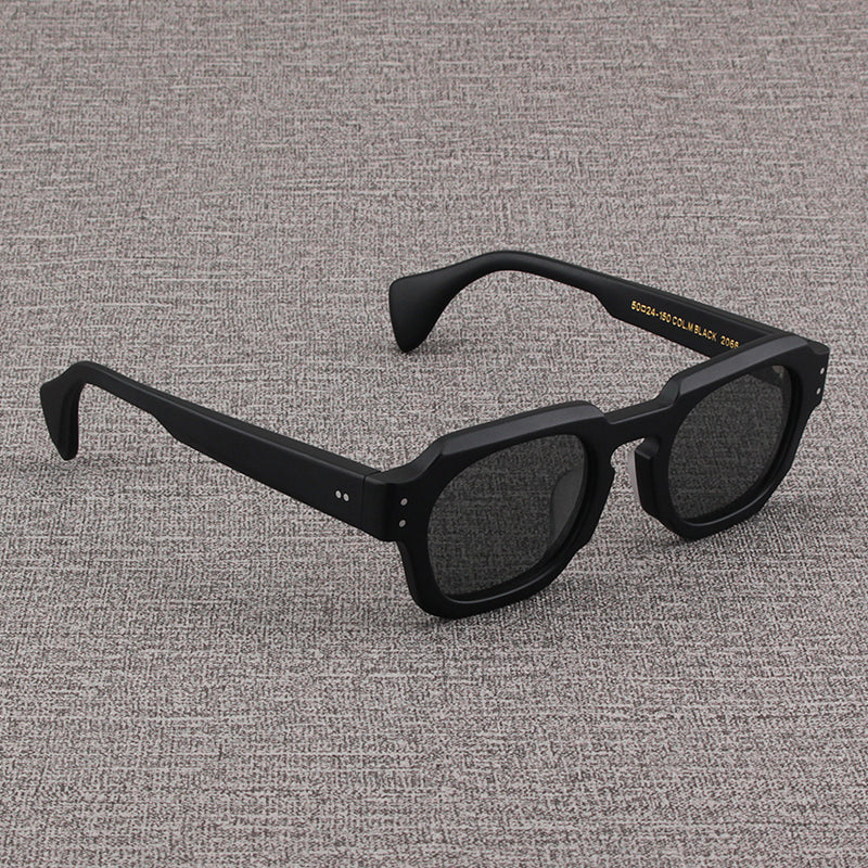 Moscot Lemtosh Polarized Sunglasses with Thick Frame
