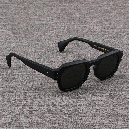 Moscot Lemtosh Polarized Sunglasses with Thick Frame