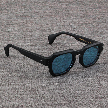 Moscot Lemtosh Polarized Sunglasses with Thick Frame