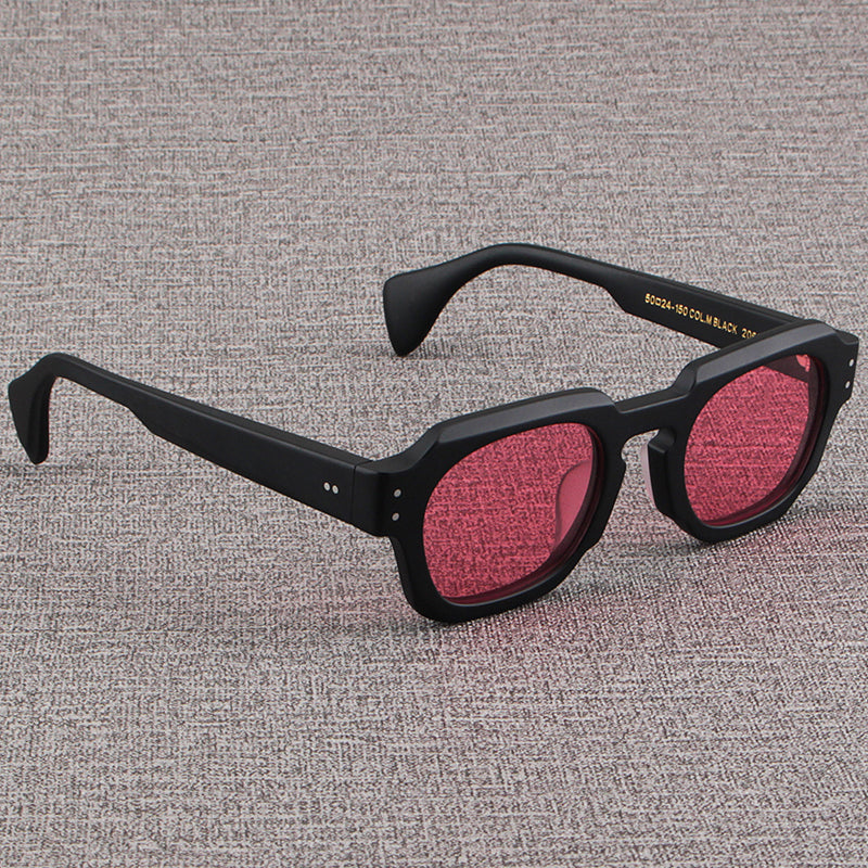 Moscot Lemtosh Polarized Sunglasses with Thick Frame