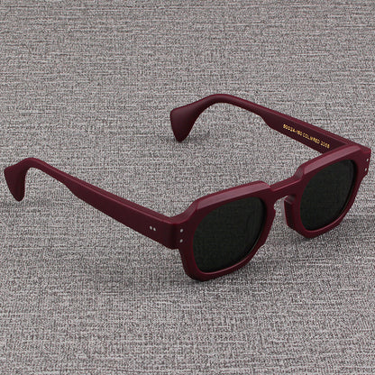 Moscot Lemtosh Polarized Sunglasses with Thick Frame