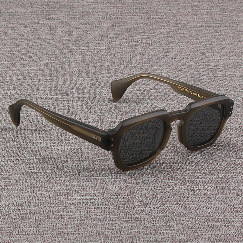 Moscot Lemtosh Polarized Sunglasses with Thick Frame