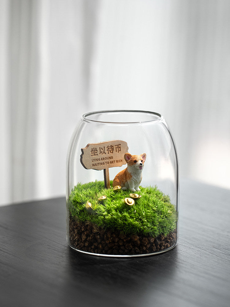 Moss miniature landscape