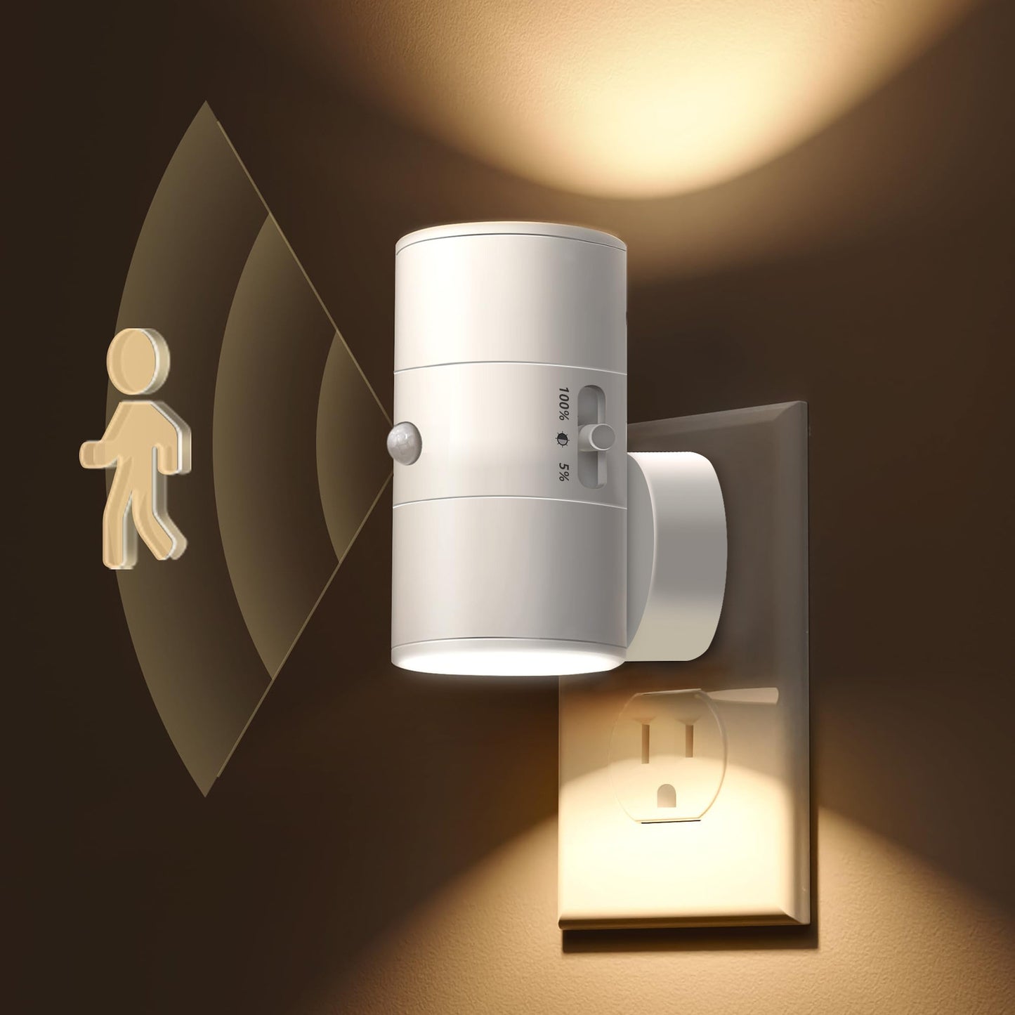 Motion Sensor LED Wall Night Light