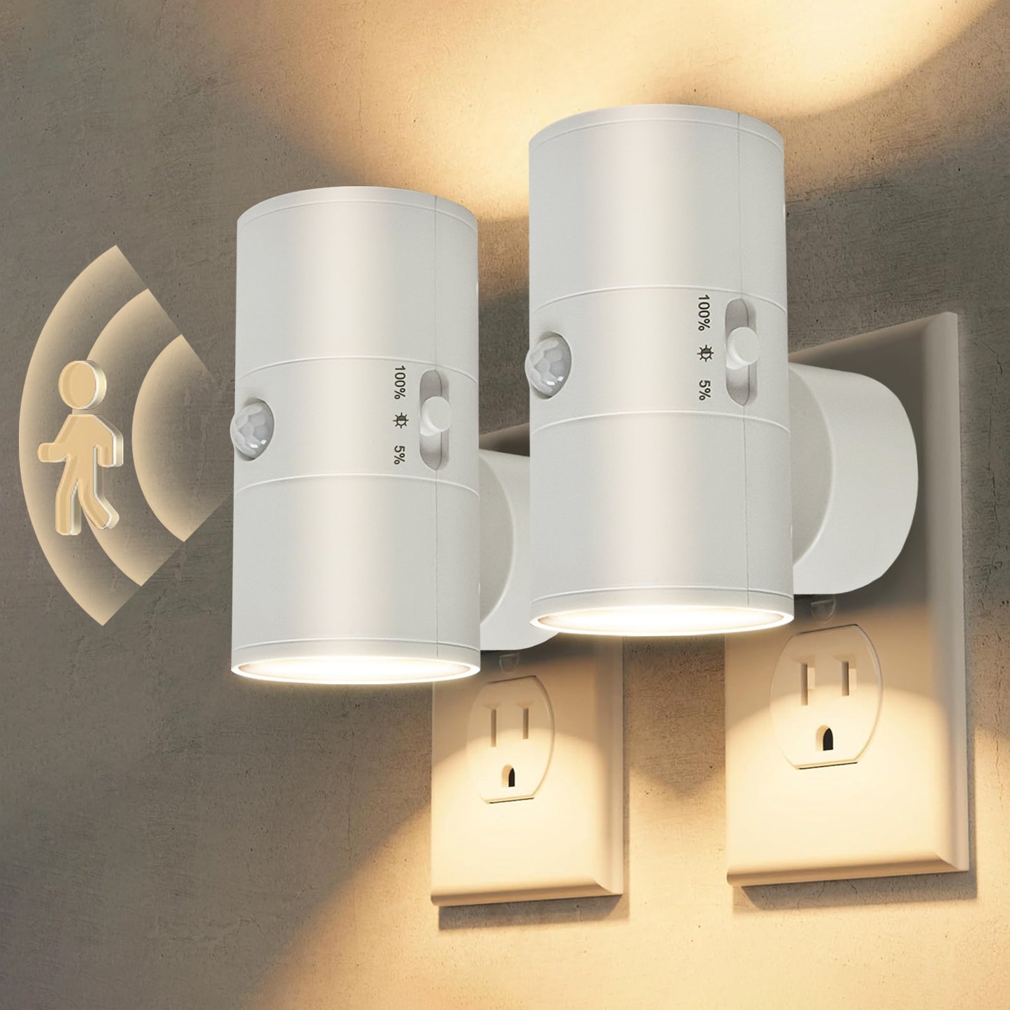 Motion Sensor LED Wall Night Light