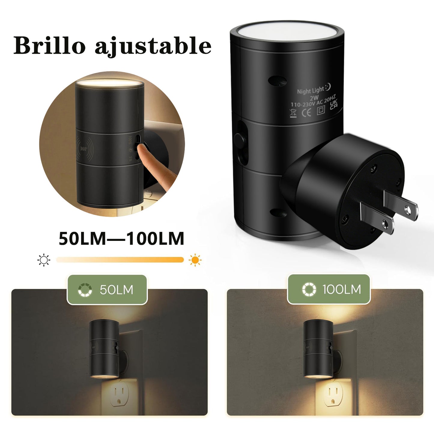 Motion Sensor LED Wall Night Light