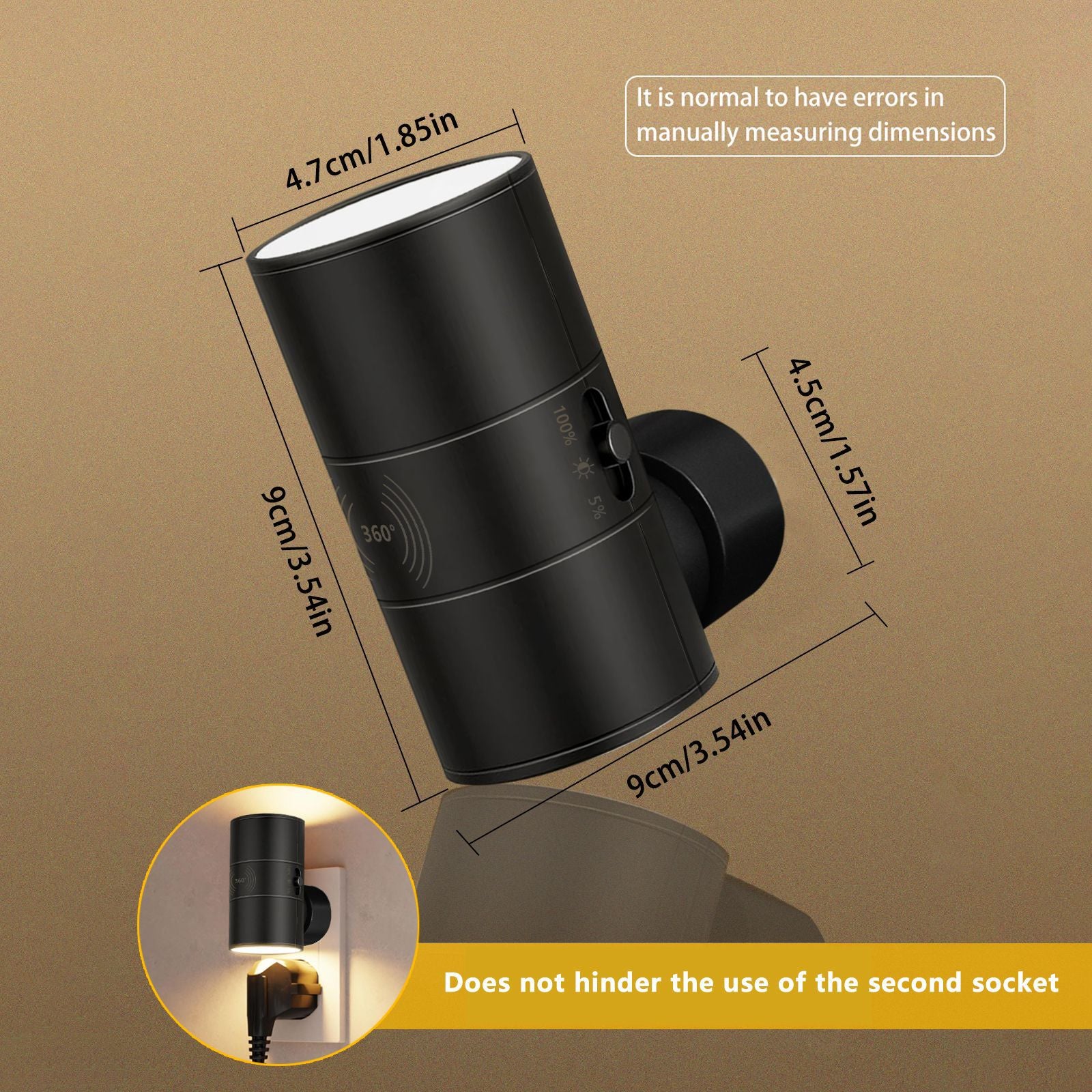 Motion Sensor LED Wall Night Light
