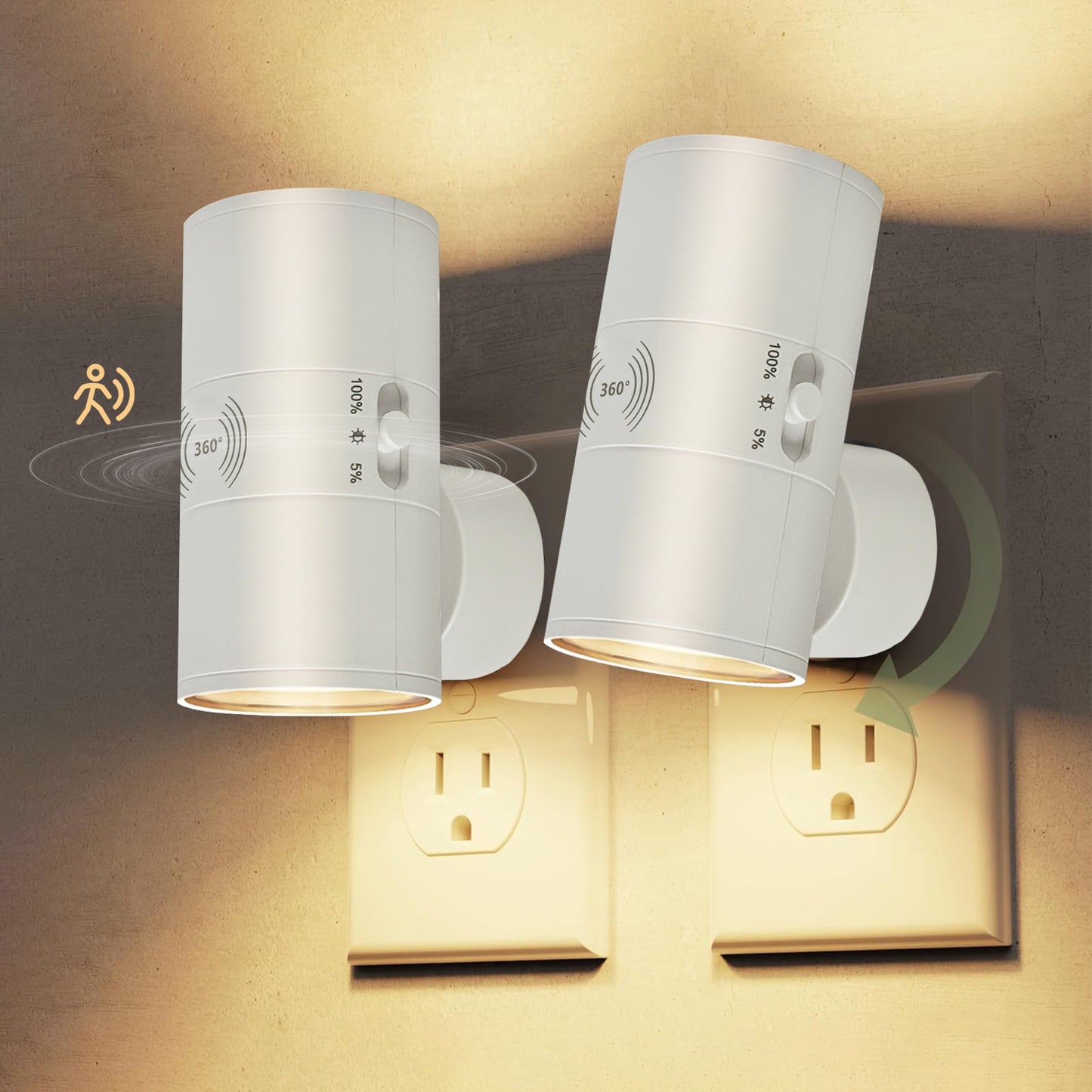 Motion Sensor LED Wall Night Light