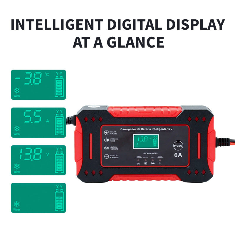 Motorcycle battery charger