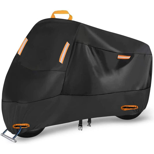 Motorcycle Cover Rainproof Silver Coated Sunshield Dustproof