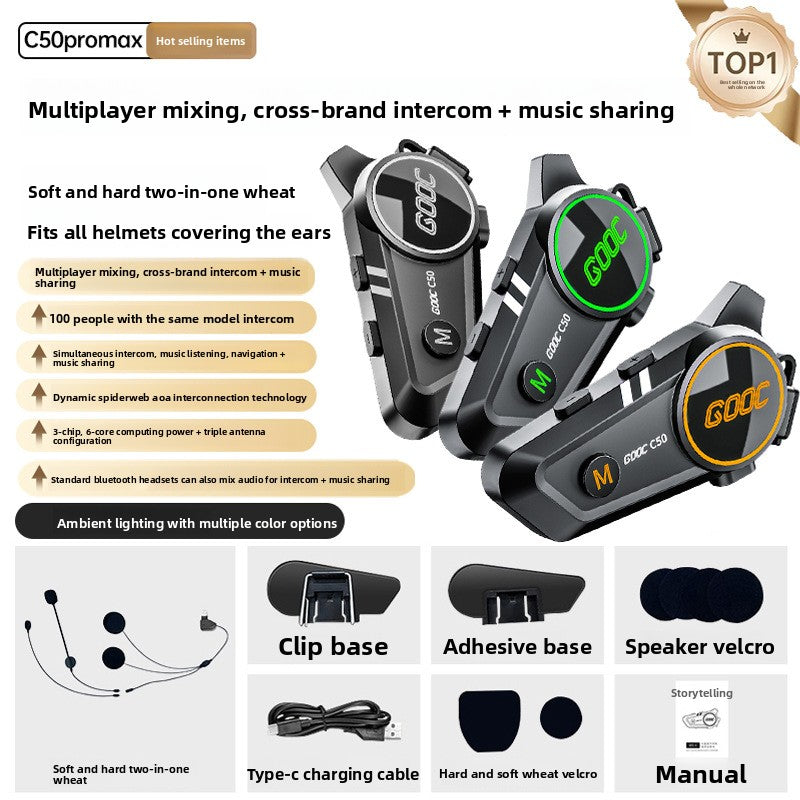 Motorcycle Helmet Bluetooth Headset