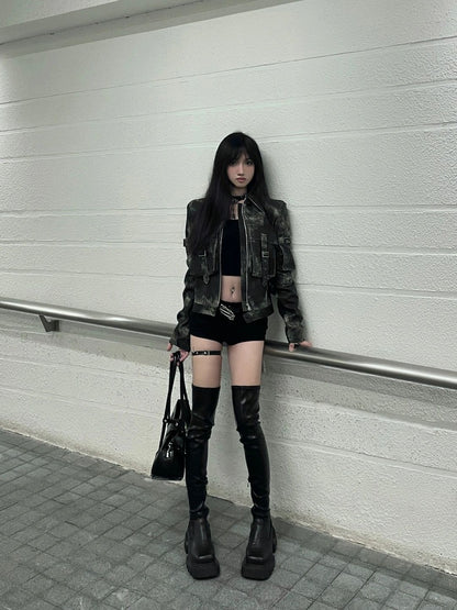 Motorcycle jacket top