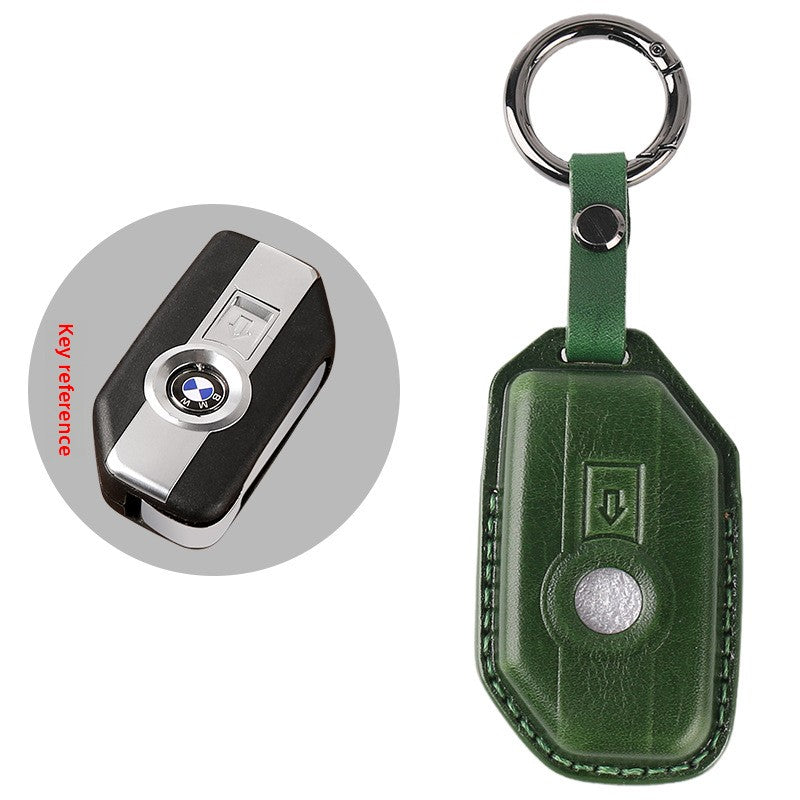 Motorcycle Leather Key Case Cover