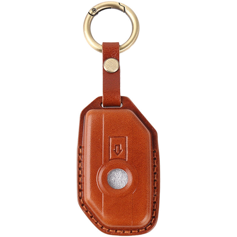 Motorcycle Leather Key Case Cover