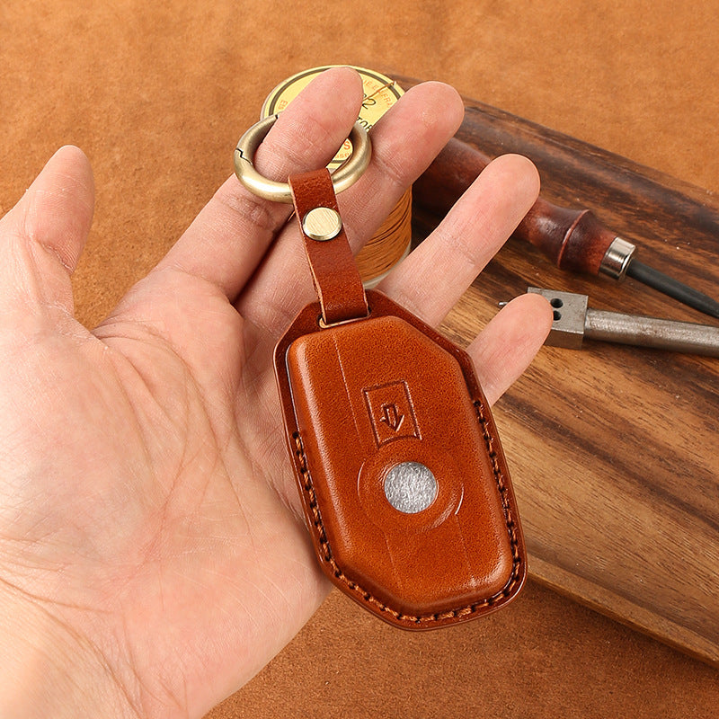 Motorcycle Leather Key Case Cover