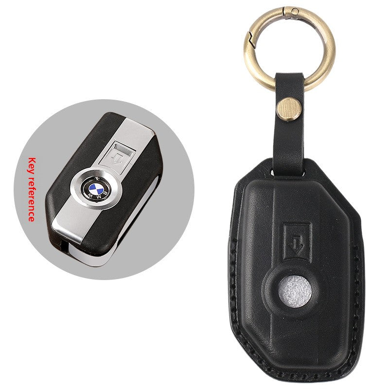 Motorcycle Leather Key Case Cover