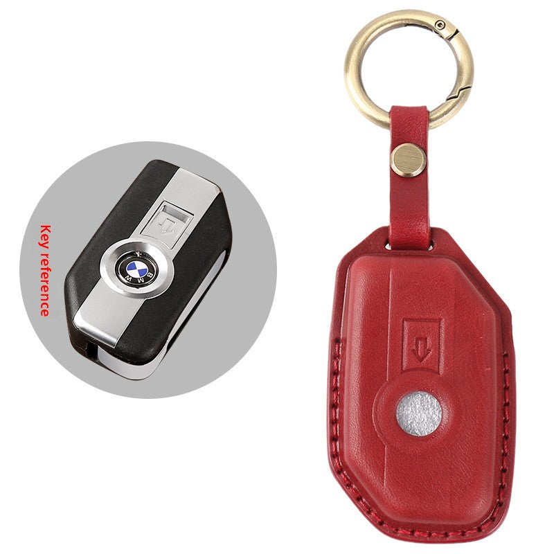 Motorcycle Leather Key Case Cover