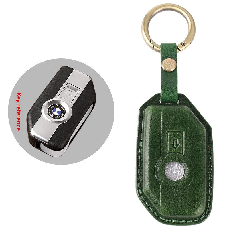 Motorcycle Leather Key Case Cover