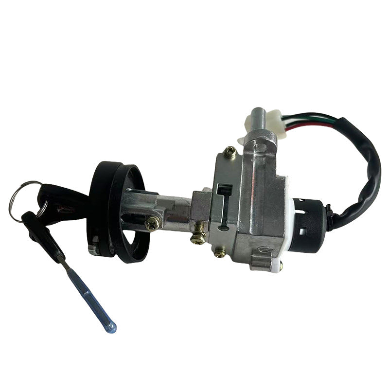 Motorcycle-mounted lock