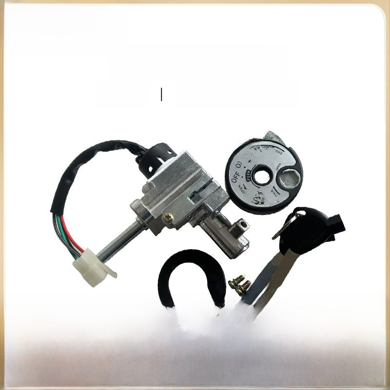 Motorcycle-mounted lock