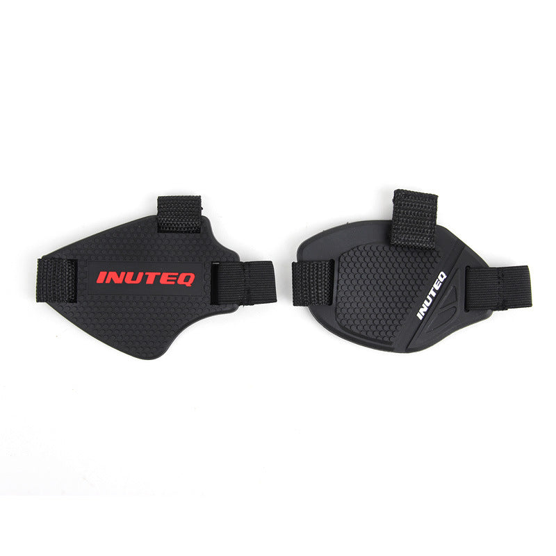Motorcycle off-road riding shoe padding