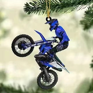 Motorcycle rider pendant
