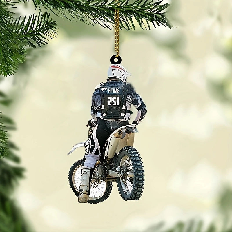 Motorcycle rider pendant