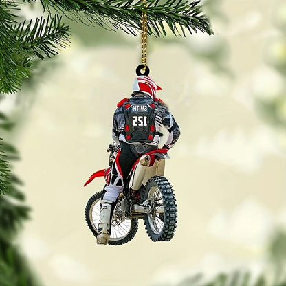 Motorcycle rider pendant
